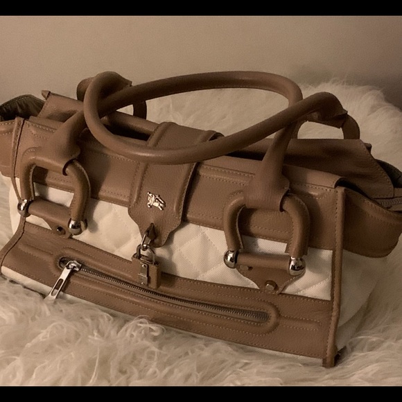 Authentic Burberry Manor Large Satchel - Picture 1 of 8